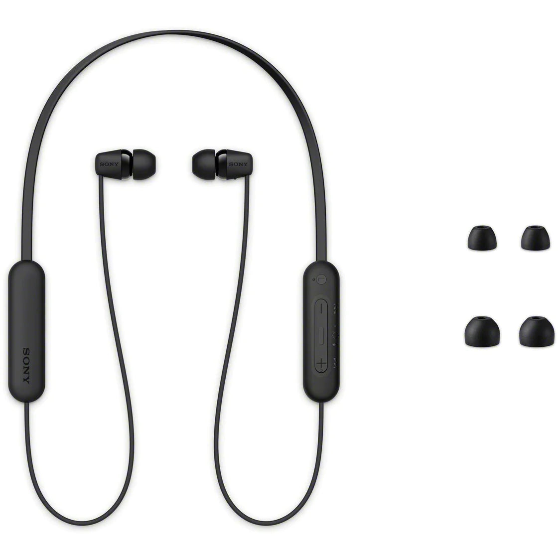 Sony Wireless In-Ear Headphones Black - WI-C100 | Mobile Accessories | Halabh.com