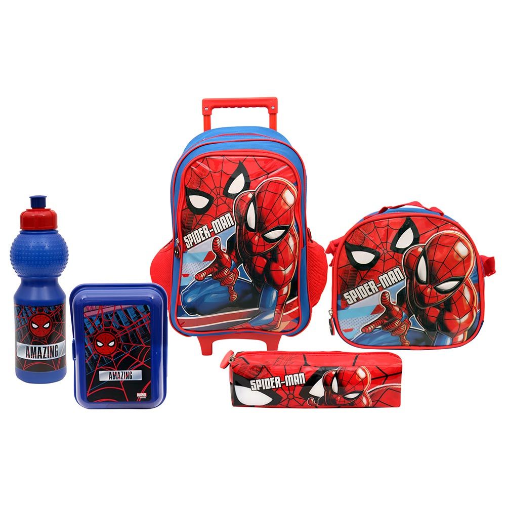 Spiderman 5-In-1 Amazing Trolley Set - 18-Inch | Baby Toys & Kids | Halabh.com