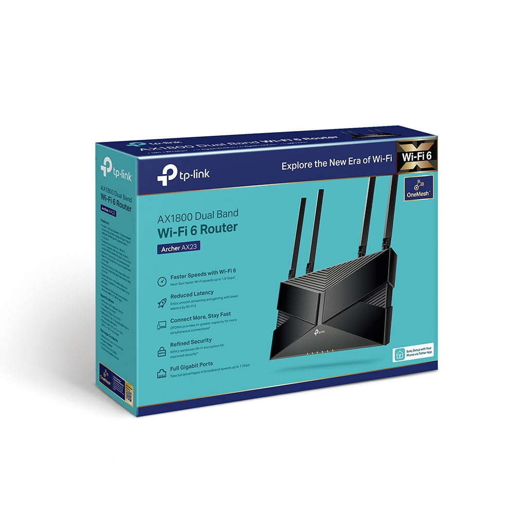 Tp Link Archer AX23 Wifi Router | Dual Band Router | Best Router | Home Wifi Device | Networking Routers in Bahrain | Halabh.com