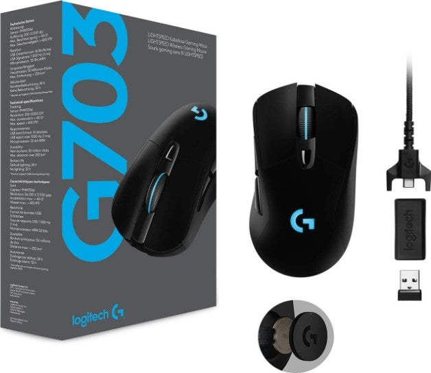 Logitech Hero Wireless Gaming Mouse - G703