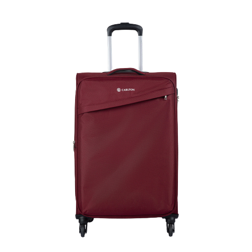 Carlton Lords 80cm 4 Wheel Spinner Cabin Trolley Case Red