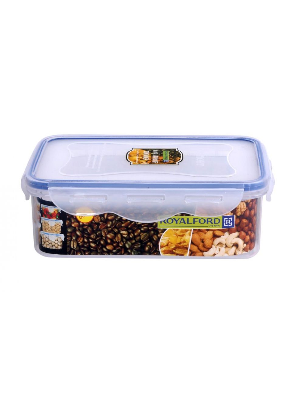 Royal Ford 1000mL Meal Prep Container - RF414APBAirproof Storage Box | Royal Ford Kitchen Organizer | 500 mL Food Container | Transparent Culinary Storage | Modern Kitchen Essentials | Stylish Food Preservation | Minimalist Storage Solution | Organizational Elegance | Kitchen Accessory | Freshness-Preserving Box | Culinary Space Upgrade | Transparent Food Storage | Functional Kitchenware | Compact Food Storage | Halabh.com