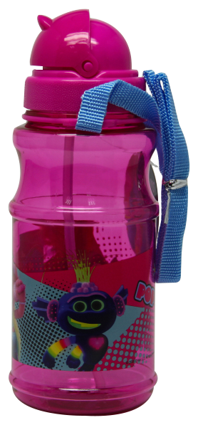 Trolls 2 Transparent Water Bottle