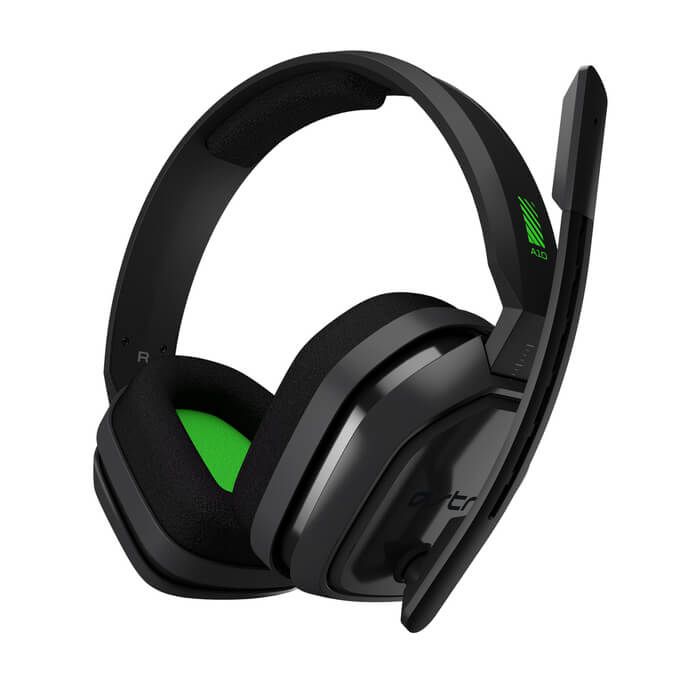 Astro A10 Wired Gaming Headset Green/Grey - PS4/XBOXONE