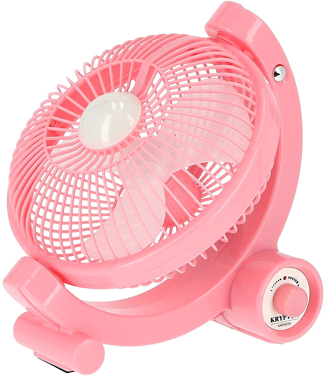 Krypton 9 Inch Rechargeable Mini Fan Pink