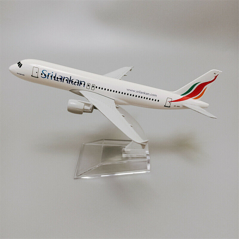 1:400 16cm Sri Lankan  Aircraft Model A320