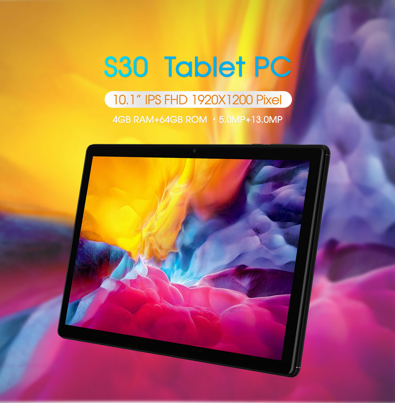 G-Tab S30 10.1 inch 64GB Black