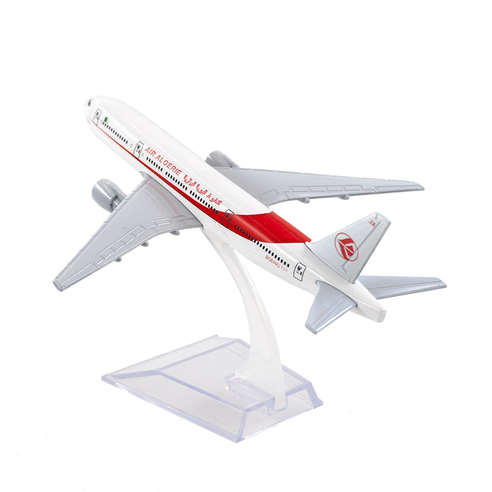 Algeria B777 16cm Model Airplane Kits Child Birthday Gift Toys Plane Models