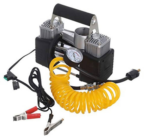 Ultra Heavy Duty 2 Cylinder 12v Auto Air Compressor | Home Appliance & Electronics | Halabh.com