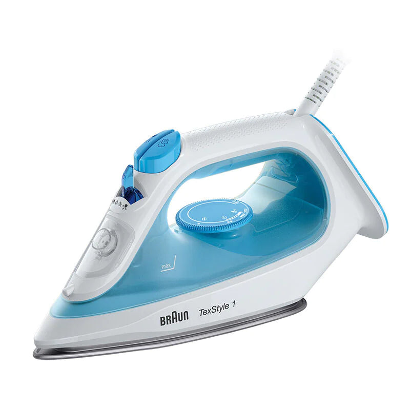 Braun Tex Style 1 Steam Iron SI 1050 Blue & White | in Bahrain | Halabh