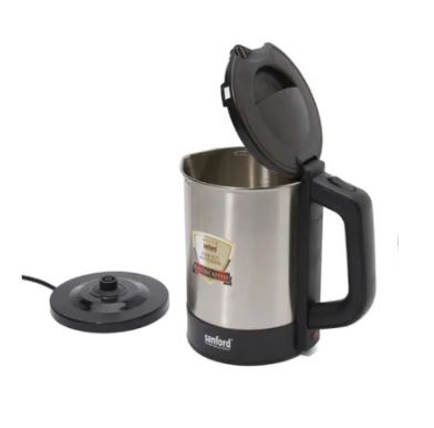 Sanford Stainless Steel Electric Kettle 1.7 Litre Silver & Black