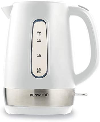 Kenwood ZJP01 Electric Jug Kettle, Plastic Body,1.7L , 2200W, WHITE