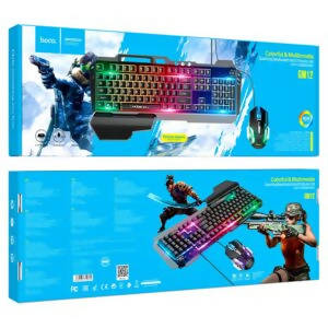 Hoco GM12 RGB Keyboard and Mouse Set