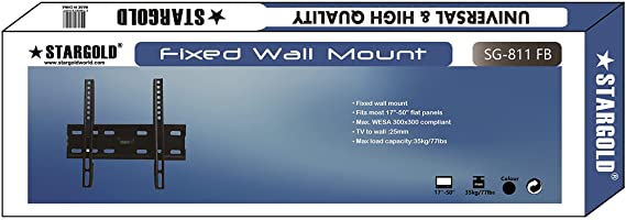 Stargold Fixed 17-50 TV Bracket - SG-811FB | Home Appliance & Electronics | Halabh.com