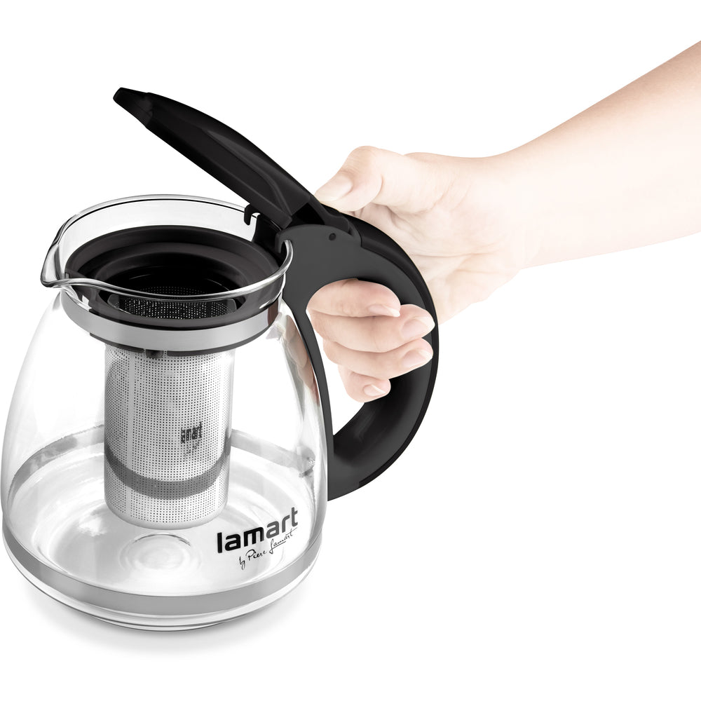 LAMART Verre Kettle 1.5L Black LT7027