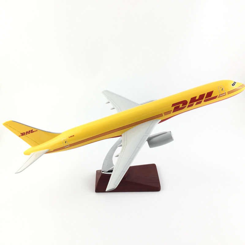 47cm 757 DHL Air 1:150 Plane Model Metal Alloy Collection Plane Model