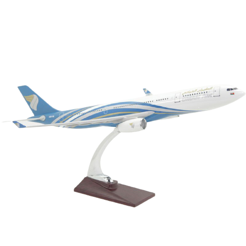 47CM 1:160 Scale Airbus A330 Model Oman Air Airlines Aircraft Plane Display Model Toy