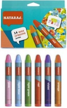 Nataraj 14 Wax Crayon