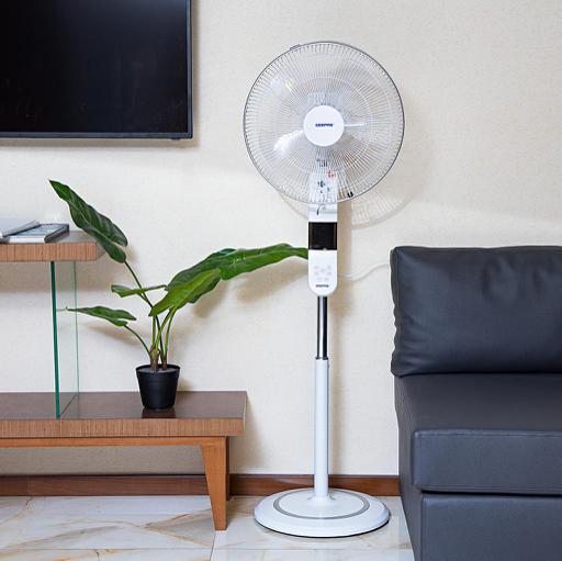 Geepas 16 Stand Fan With Remote Control 50W | in Bahrain | Halabh.com