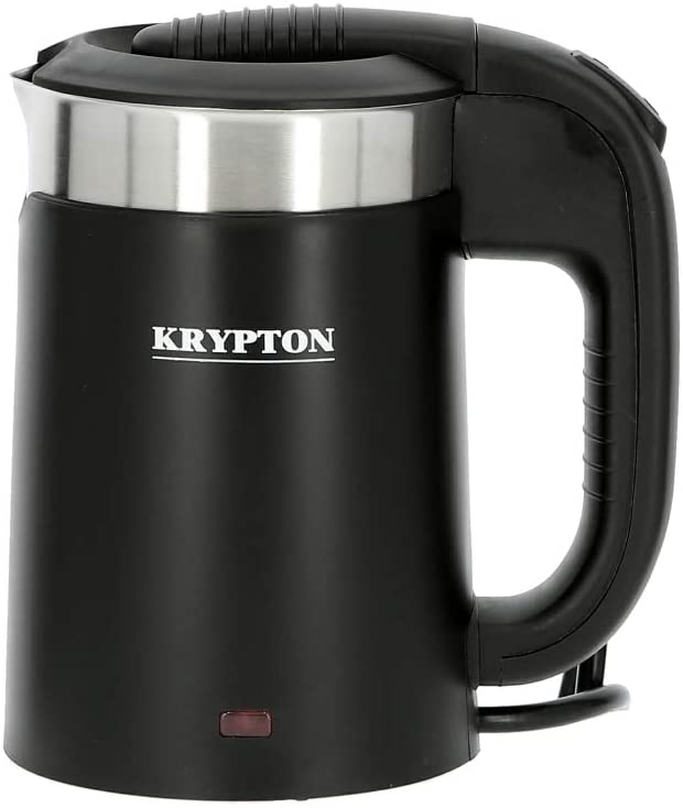 Krypton Stainless Steel Cut Off Kettle 0.5 Liter Black