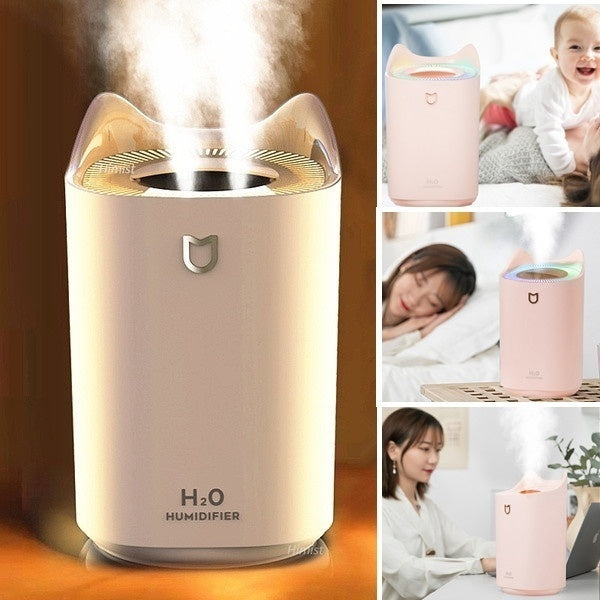 Home USB Air Humidifier 3000ML/320ML with Coloful LED Light | in Bahrain | Halabh.com