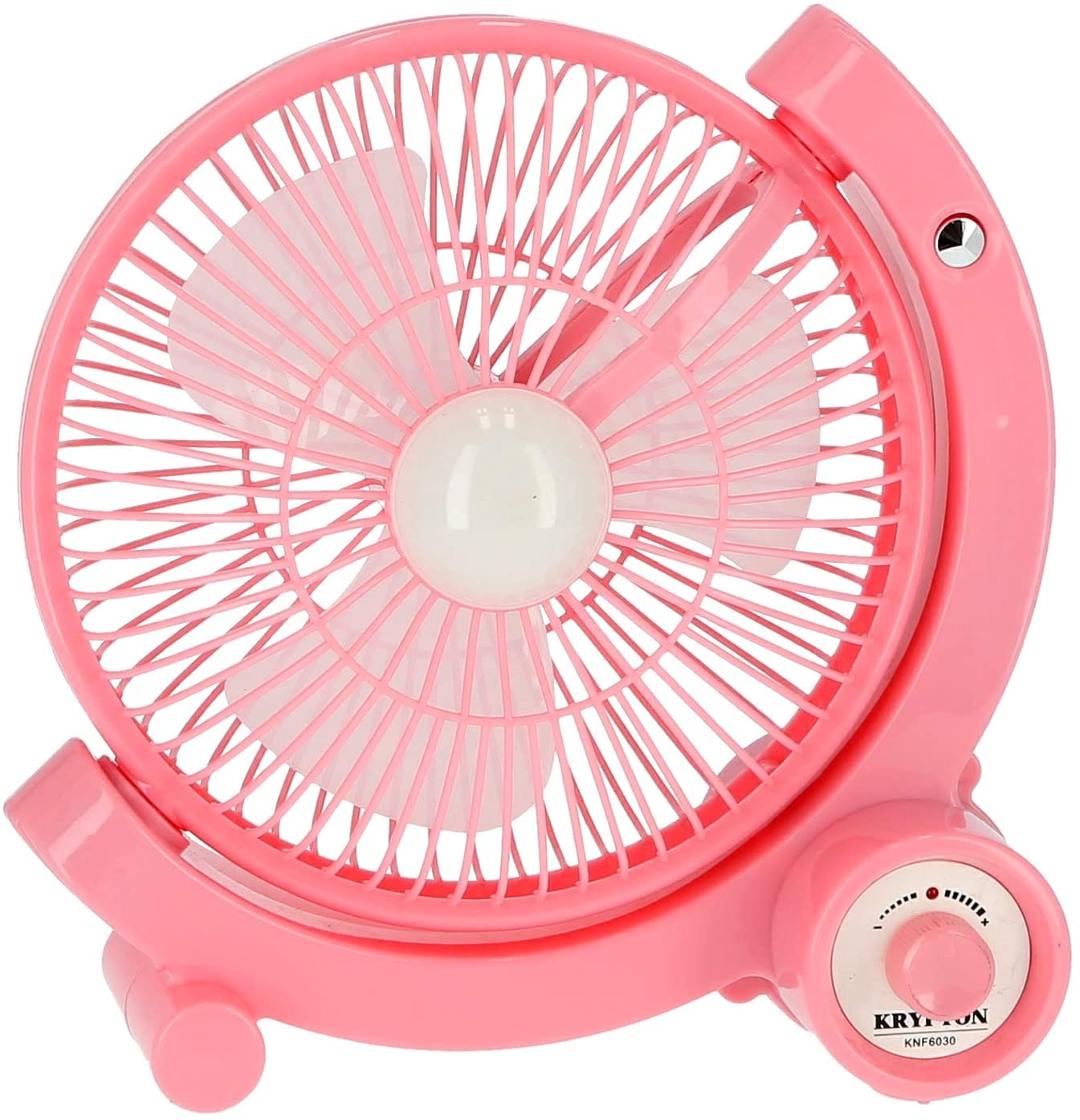 Krypton 9 Inch Rechargeable Mini Fan Pink