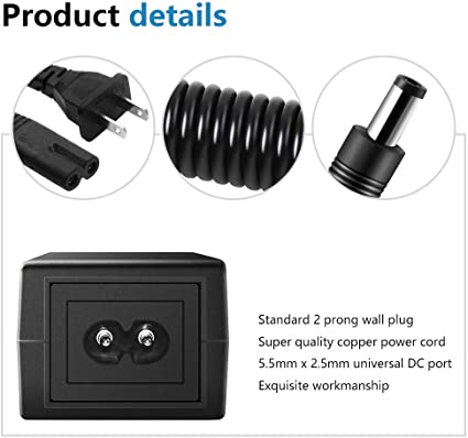 Shnitpwr 60W Power Supply Adapter AC DC Converter 100V 240V to 12 Volt 5 Amp