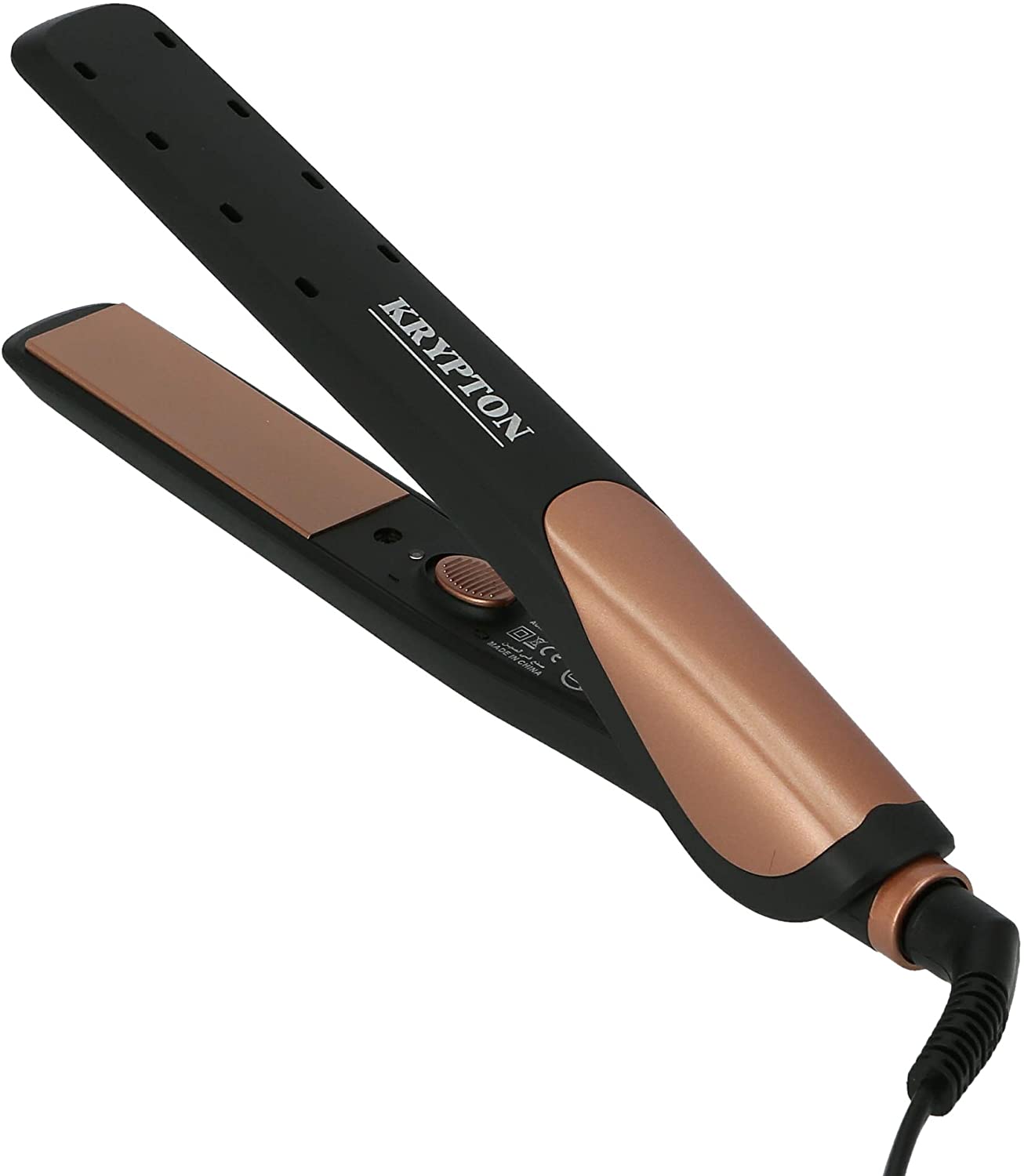 Krypton Ceramic Hair Straightener Black & Skin