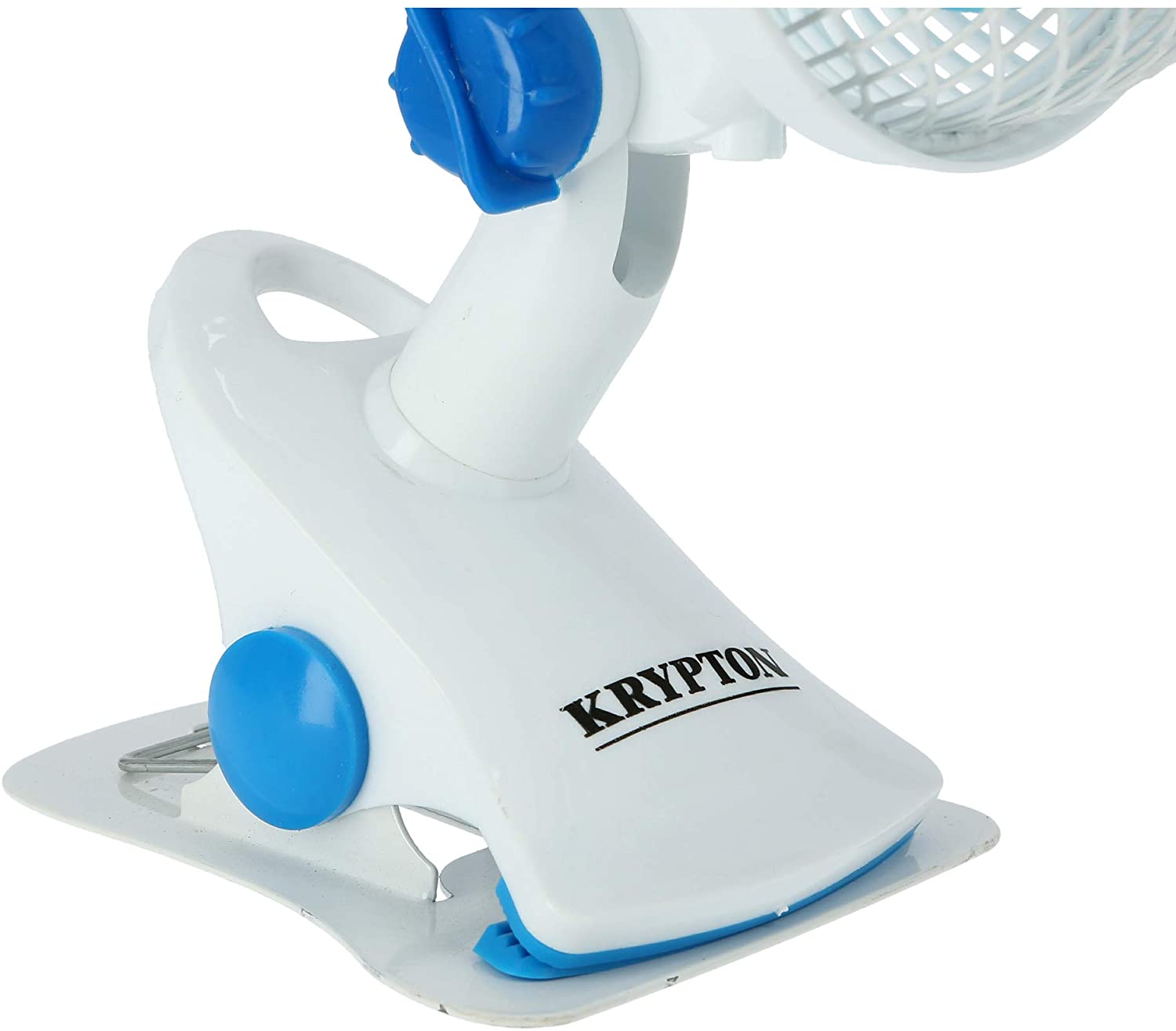 Krypton 8 Inch Table Fan White & Blue