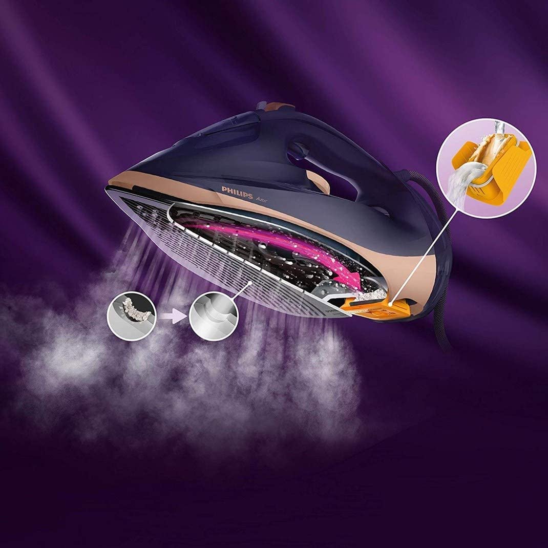 Philips Steam iron 3000 watt Multi Color - GC4909 | reliable performance | lightweight | variable steam settings | safety features | stylish | even heat distribution | Halabh.com