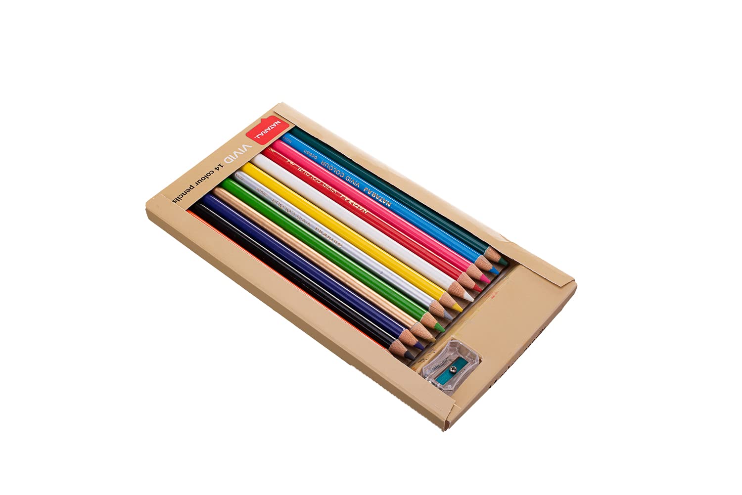 Nataraj Colour Pencil Vivid W Sharpner