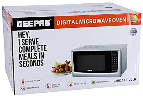 Geepas 20L 1200W Digital Microwave Oven