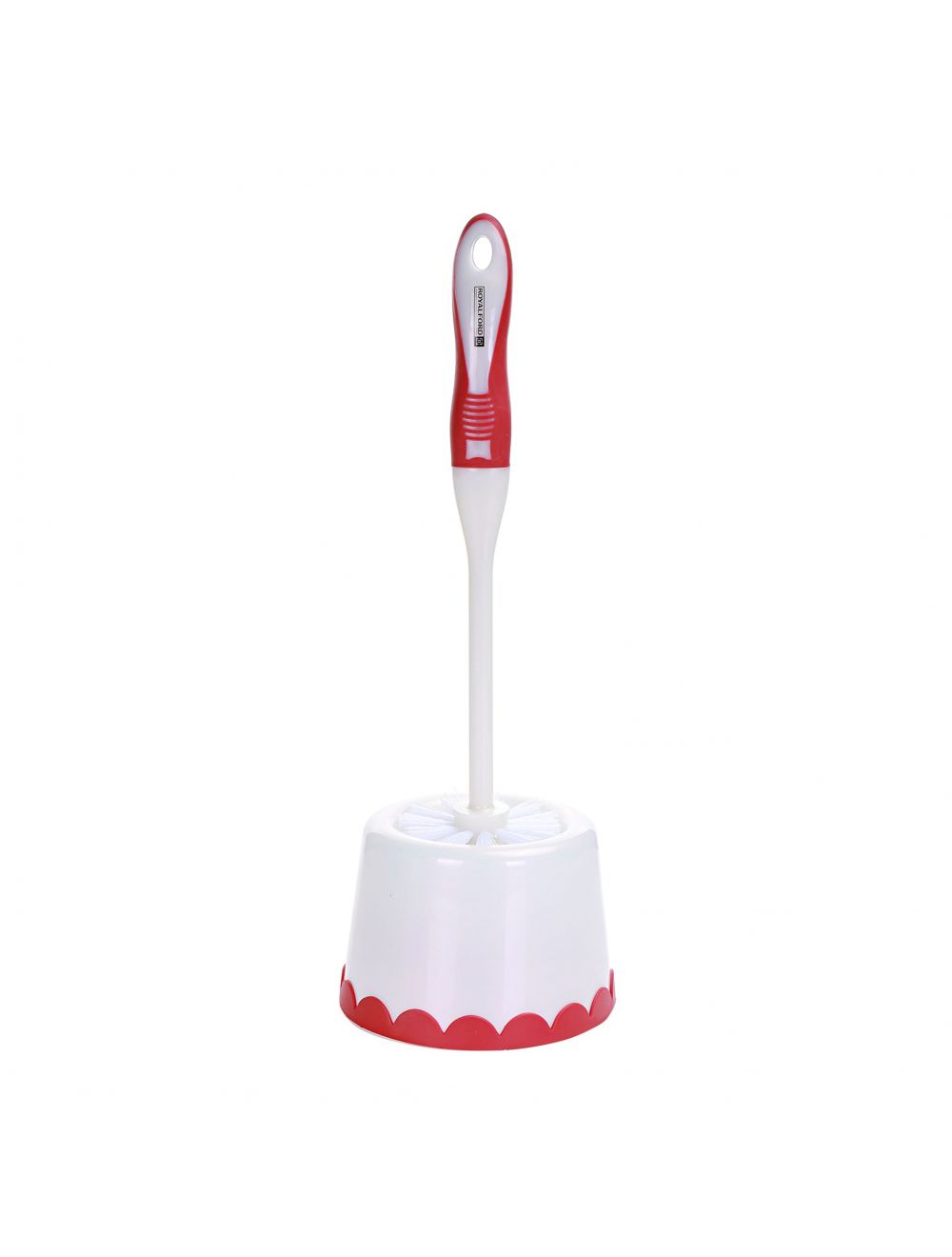 Royalford Toilet Brush with Holde White & Red