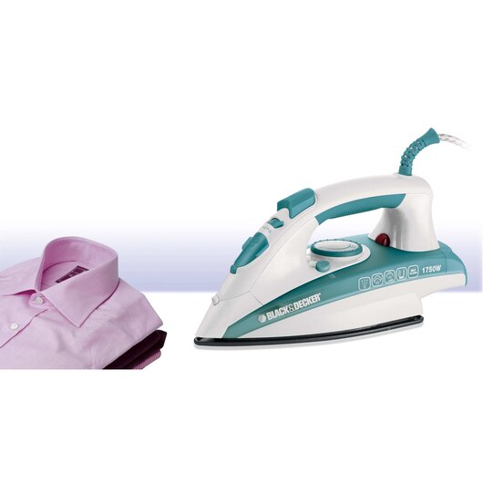 Black & Decker 1750W Vertical Steam Iron 1750W Green & White | in Bahrain | Halabh