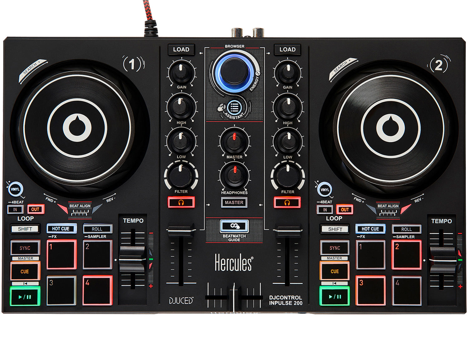 Hercules DJ Learning Kit Black