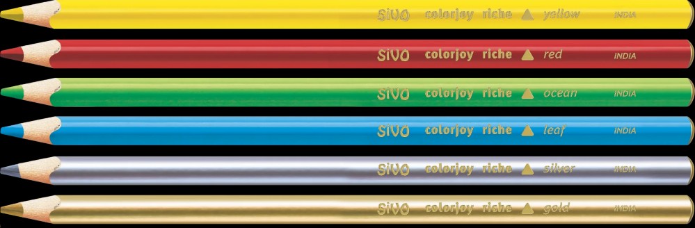 Sivo 14PCS Full Size Colorjoy Riche Color Pencils