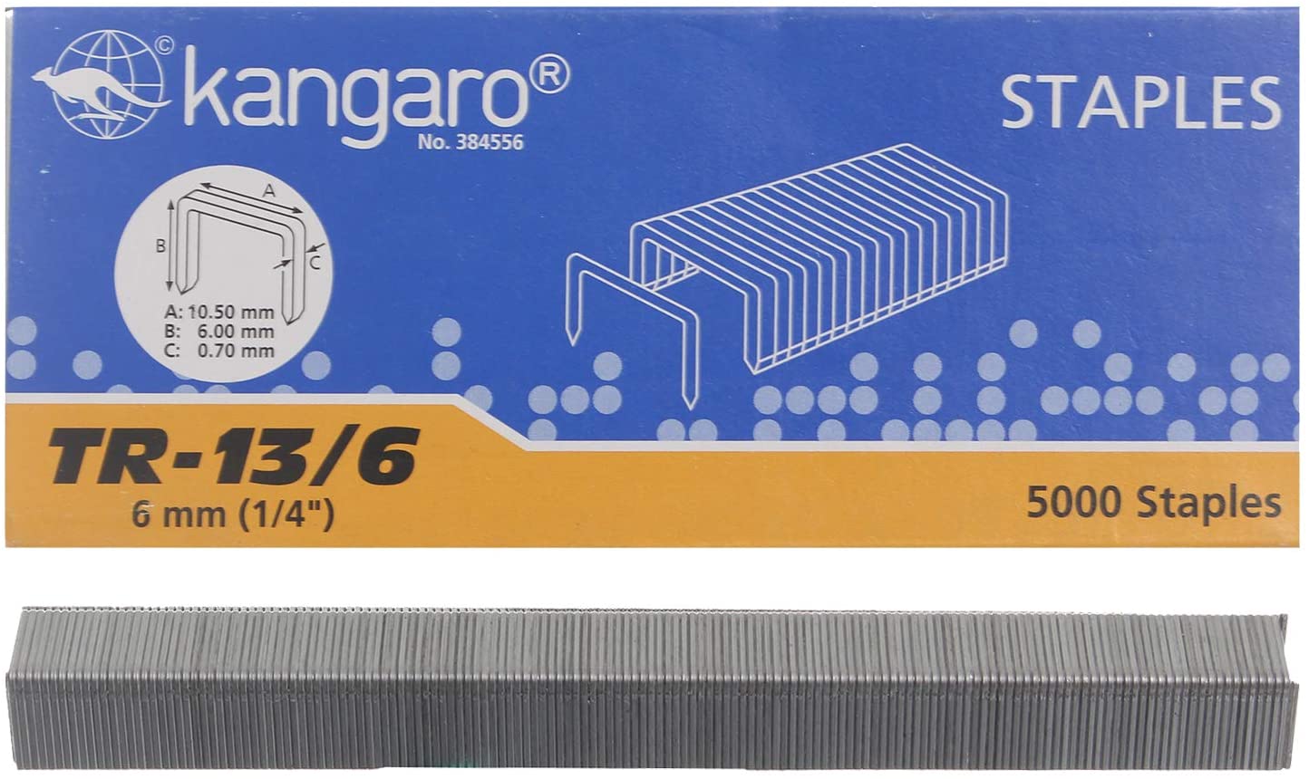 Kangaroa Galvanized Staples 13 6mm