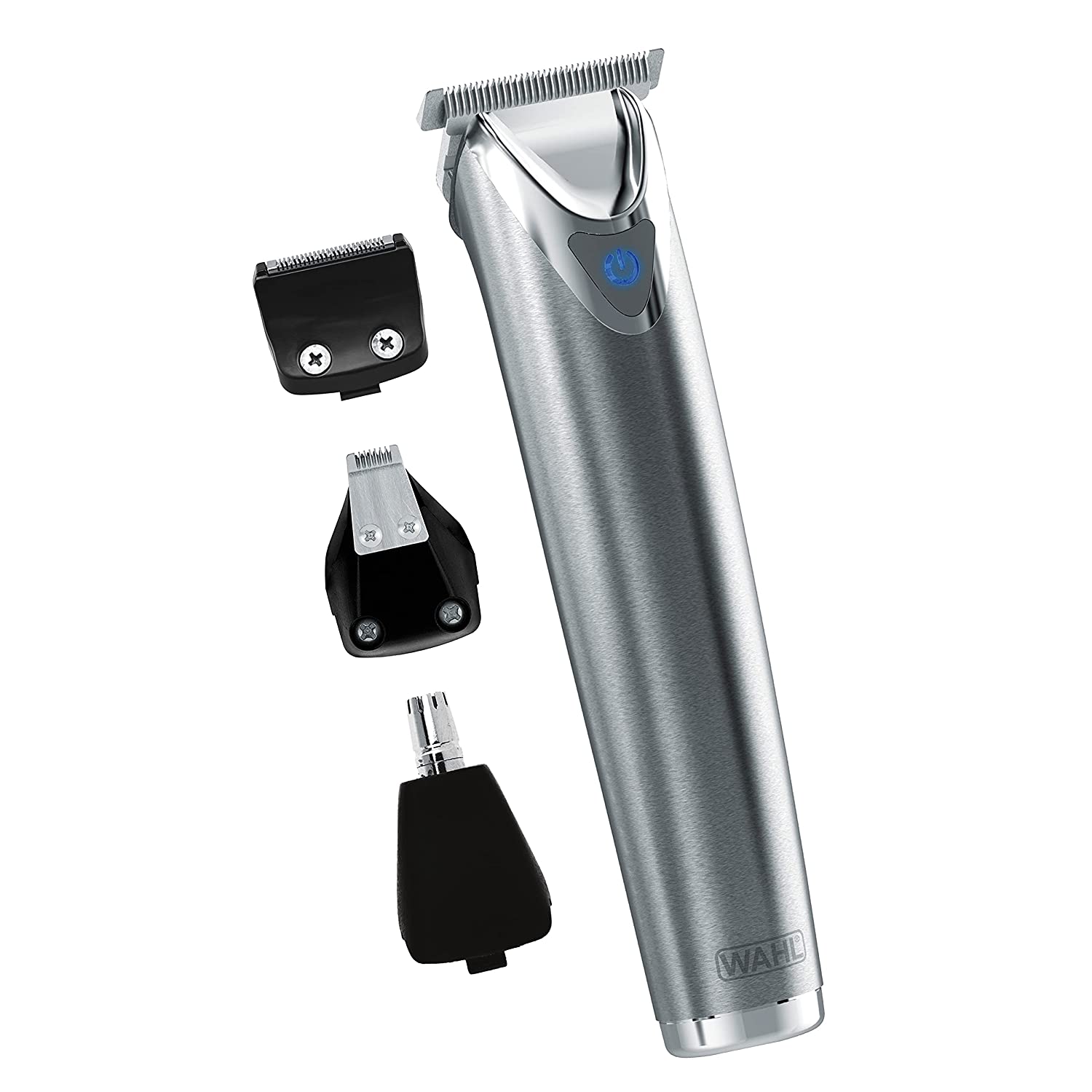 Wahl Stainless Steel Lithium Ion+ Beard and Nose Trimmer for Men