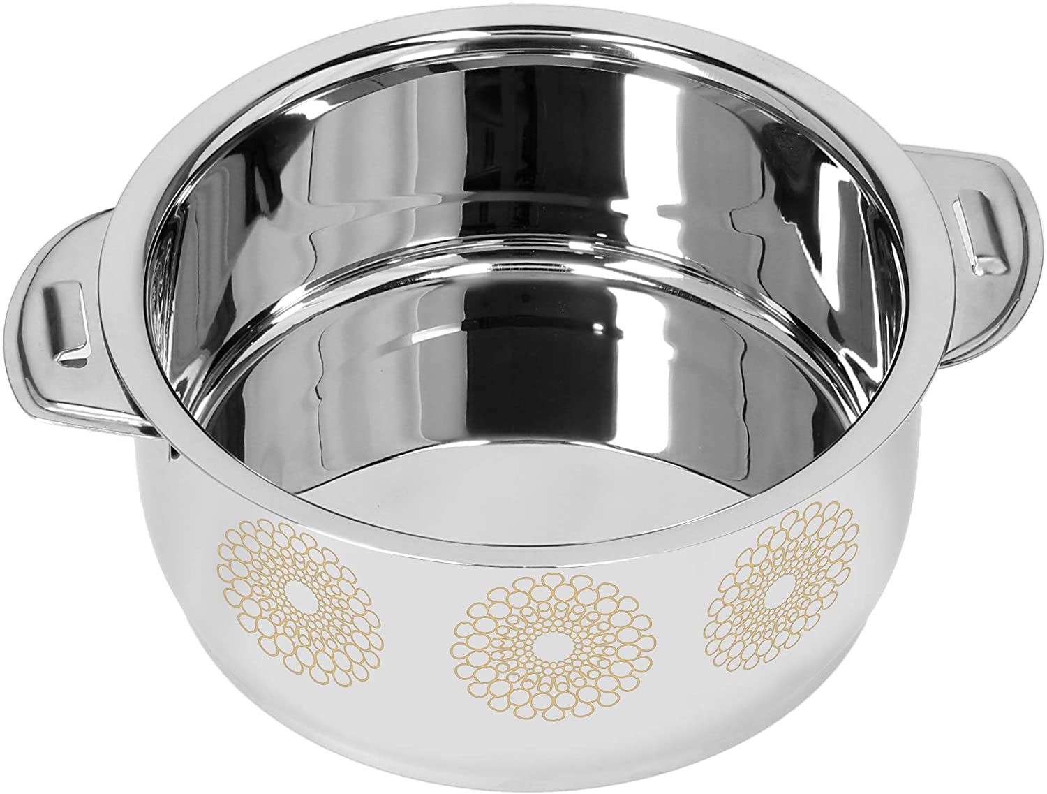 Royalford Stellar Laser Stainless Steel Hot Pot 4000 ml Multi Color