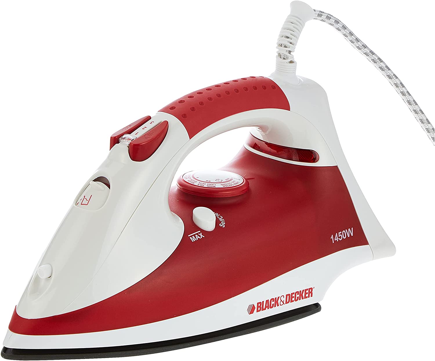 Black & Decker Power Steam Iron Red