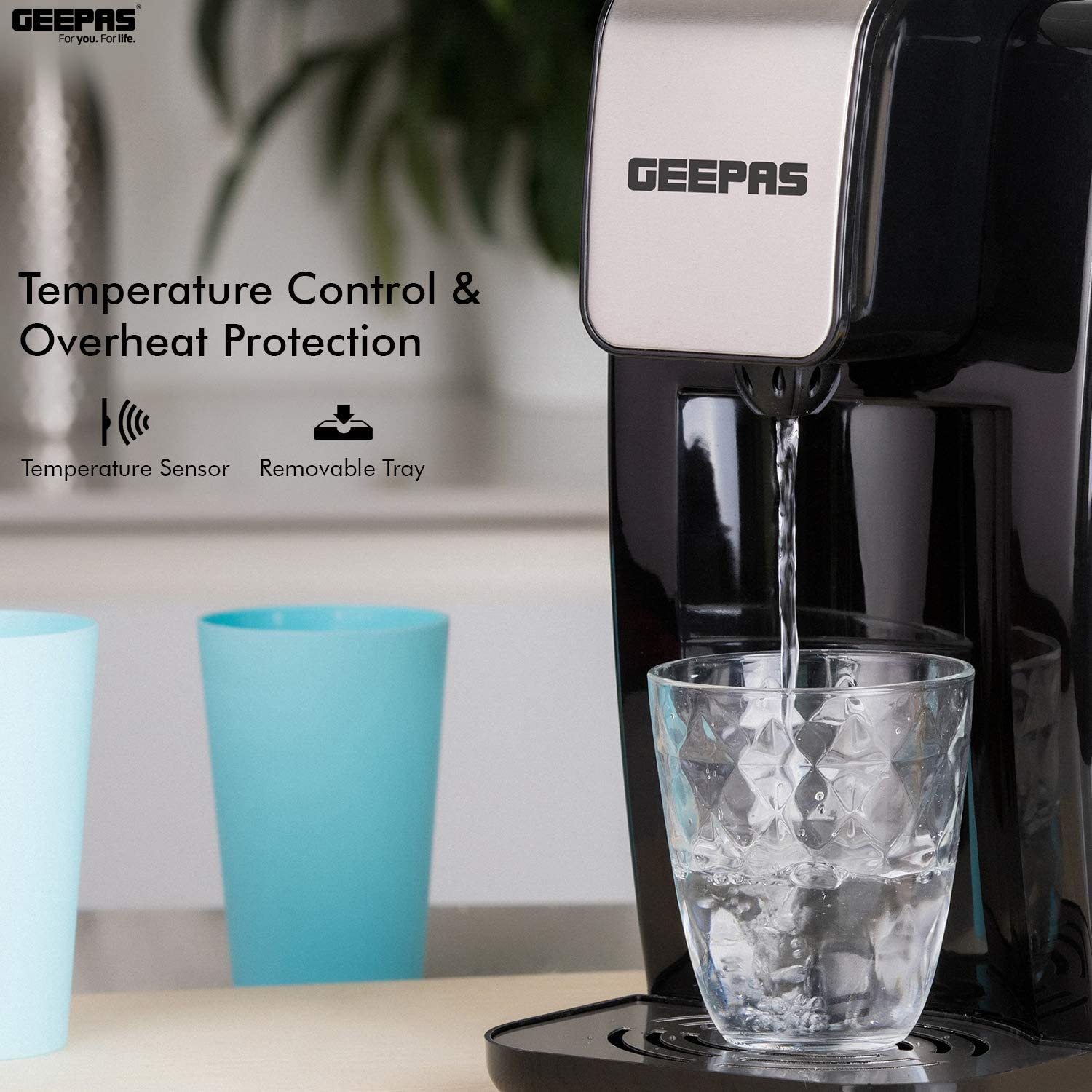 Geepas Electric Instant Hot Water Dispenser 2.2L Capacity | in Bahrain | Halabh.com