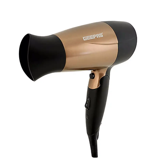 Geepas 1600 Watt Mini Hair Dryer With 2 Speed Control