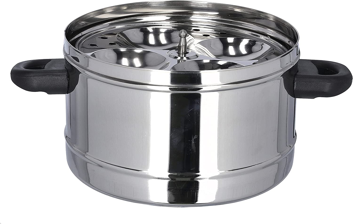 Royalford Stainless Steel Idly Cooker | Capacity 4L | Color Silver | Best Kitchen Appliances in Bahrain | Halabh