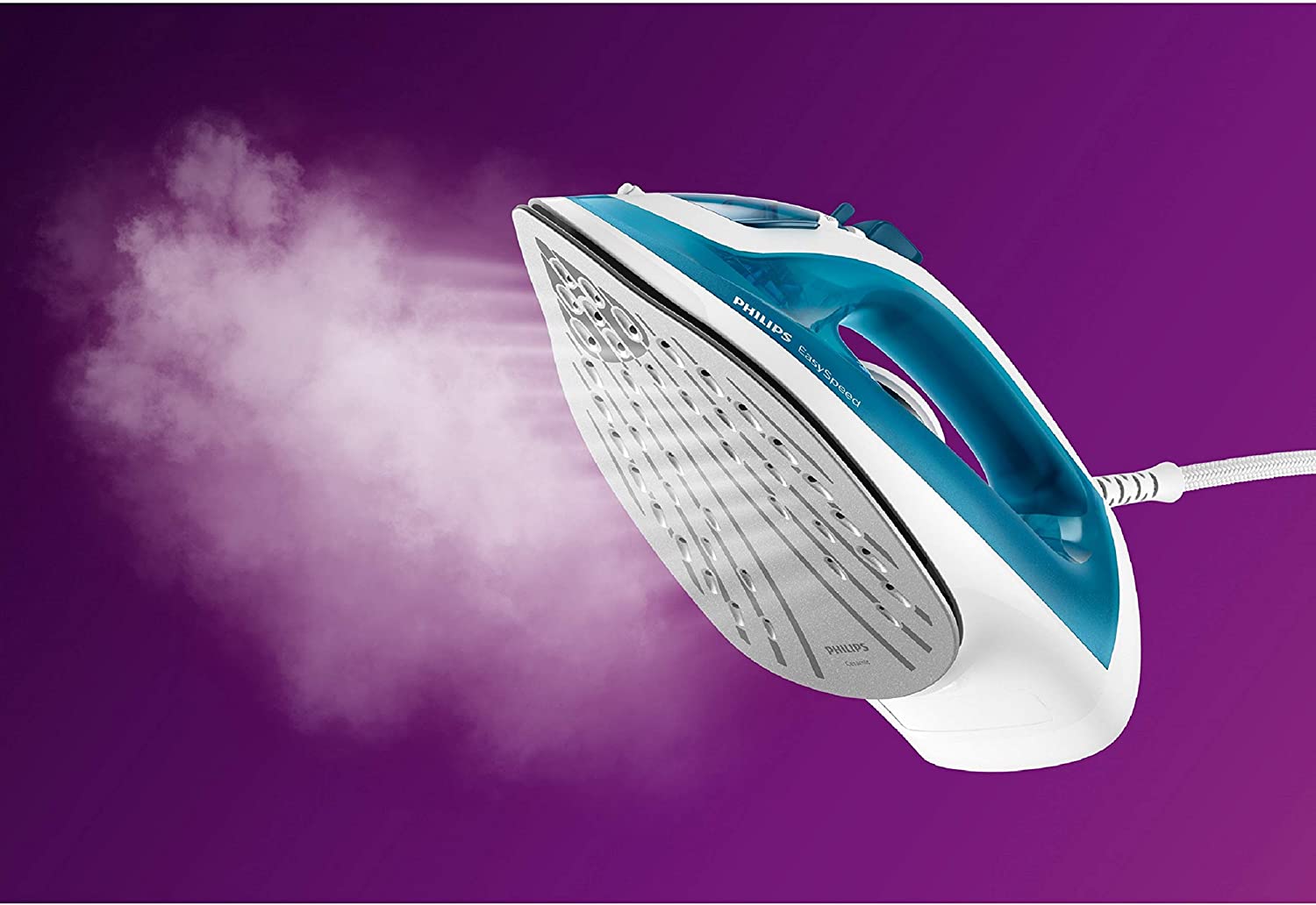 Philips Steam Iron Easy speed 2000W Blue - GC1750 | reliable performance | lightweight | variable steam settings | safety features | stylish | even heat distribution | Halabh.com