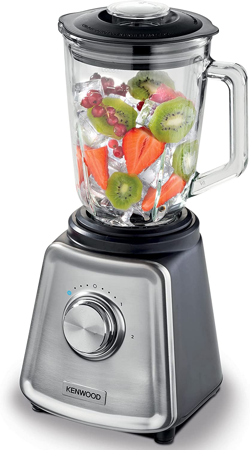 Kenwood Glass Blender 800W Smoothie Blender Silver