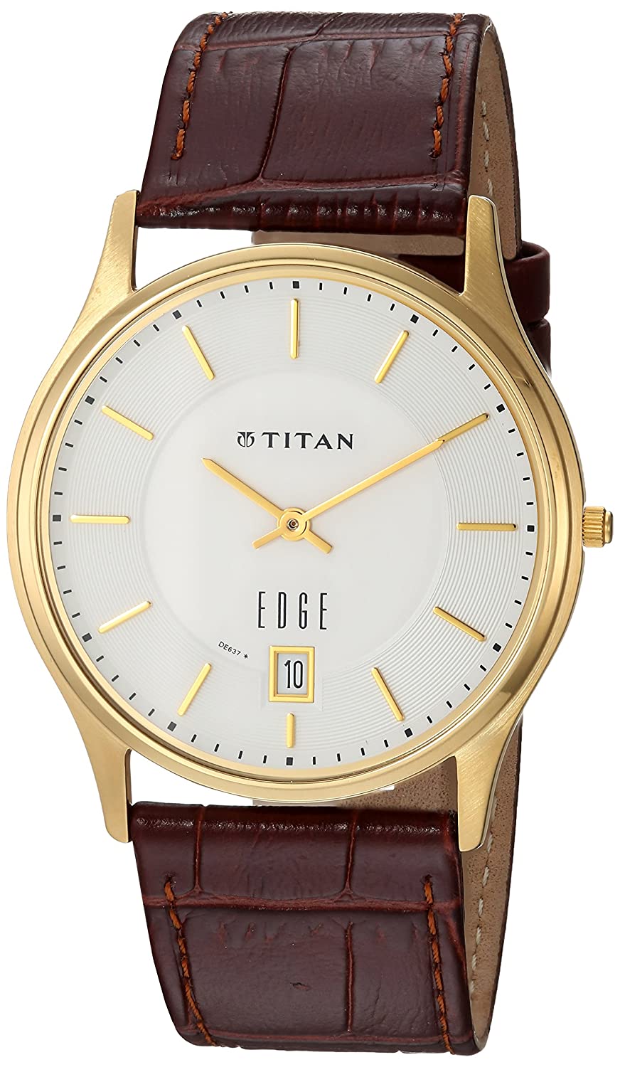 Titan Analogue White Dial Men Watch