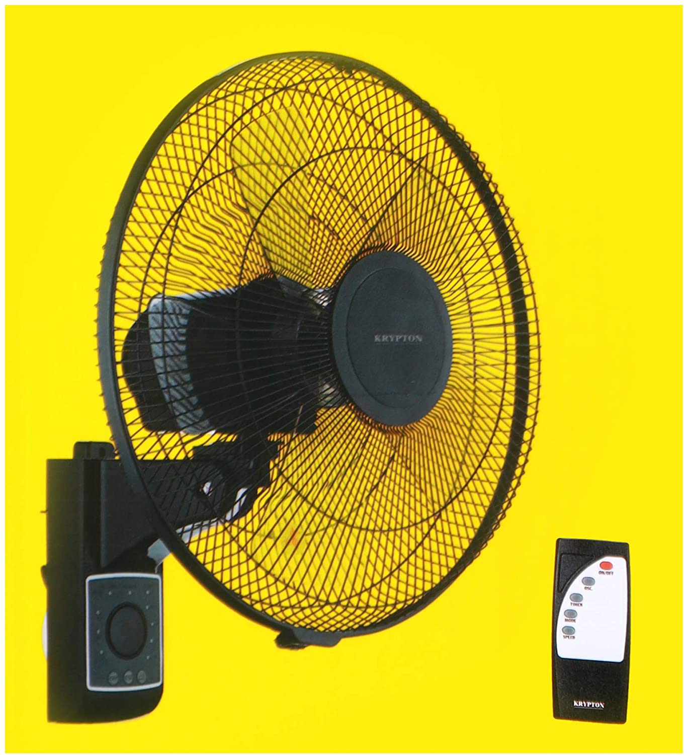 Krypton Wall Fan 16 With Remote