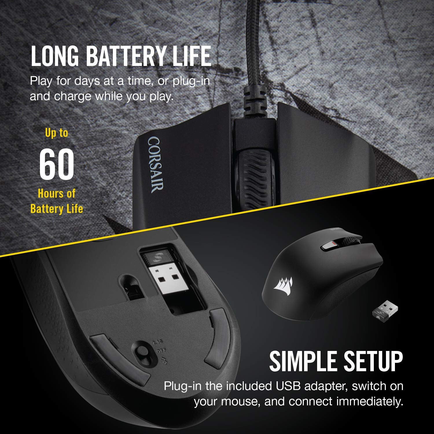 Corsair HARPOON RGB Wireless Gaming Mouse