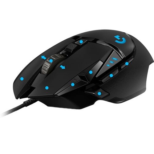 Logitech Hero Gaming Mouse Black - G502