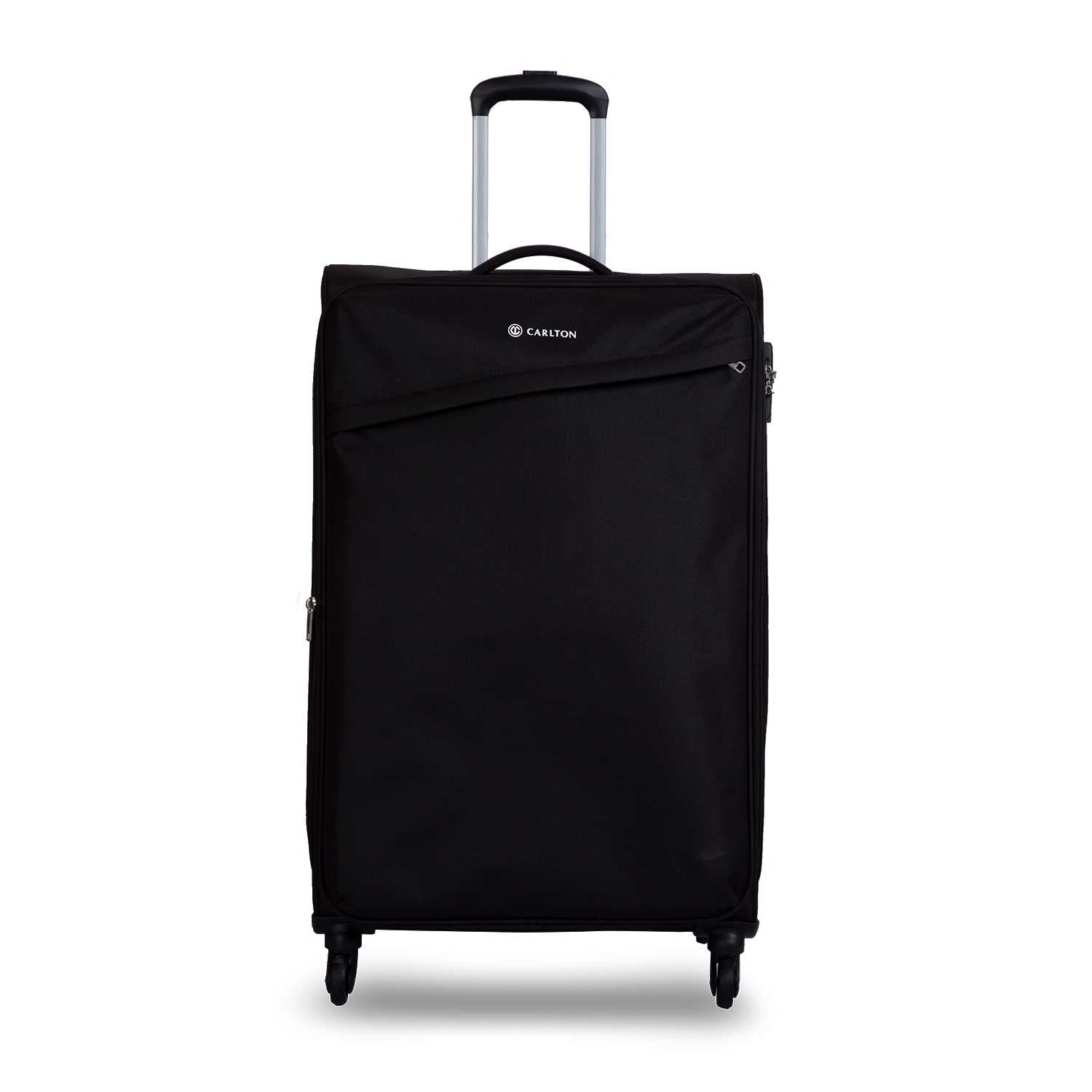 Carlton Lords 80cm 4 Wheel Spinner Cabin Trolley Case Black